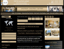 Tablet Screenshot of luxuryresorts-online.com